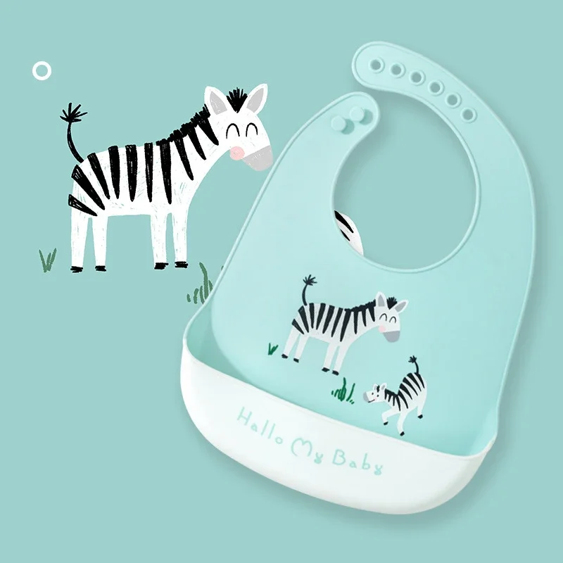 Waterproof Baby Bibs Silicone - Waterdichte baby-slabbetjes, schattige babyartikelen met cartoon-