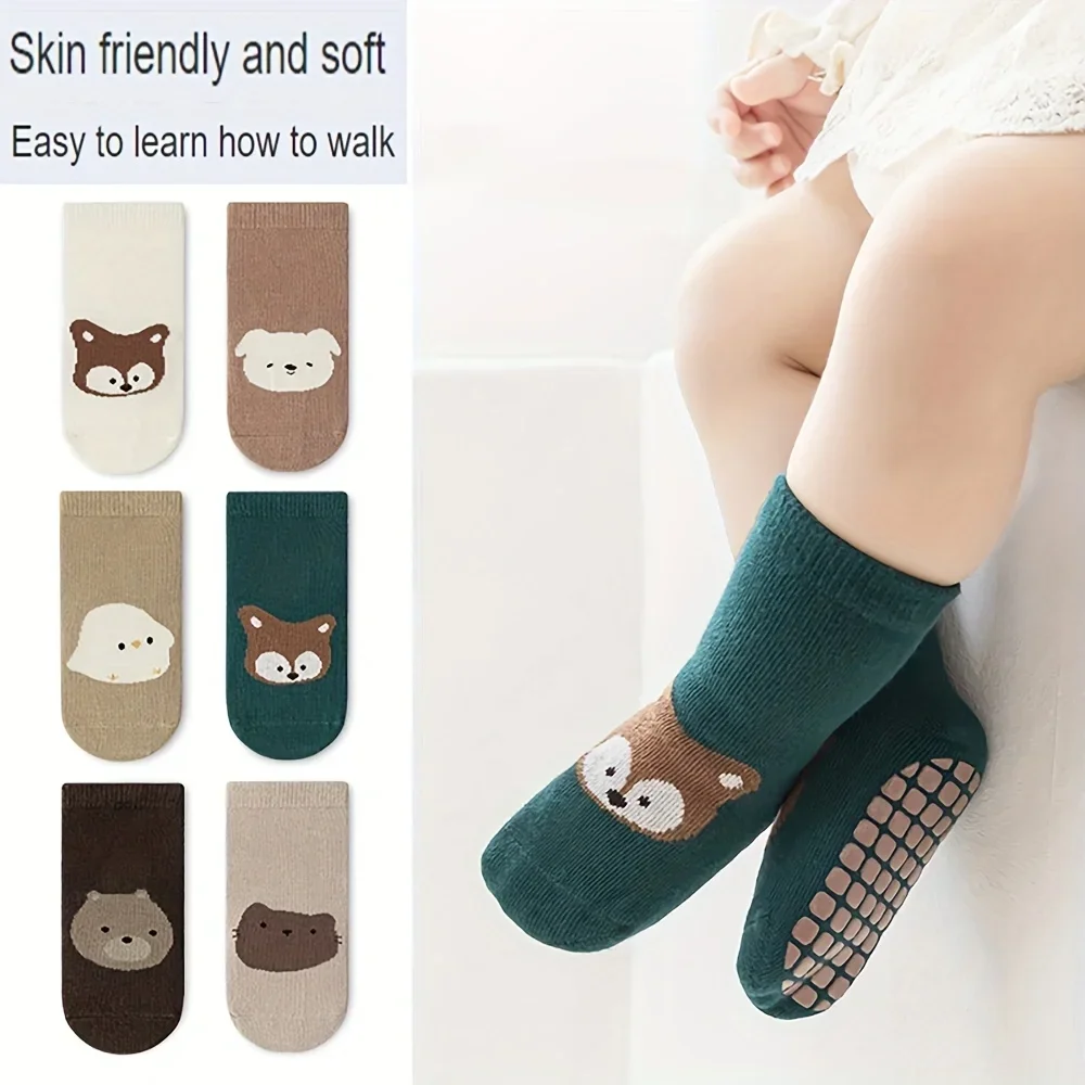 6 paar herfst- en wintersokken - Unisex Baby Socks Non Slip recensie en prijs