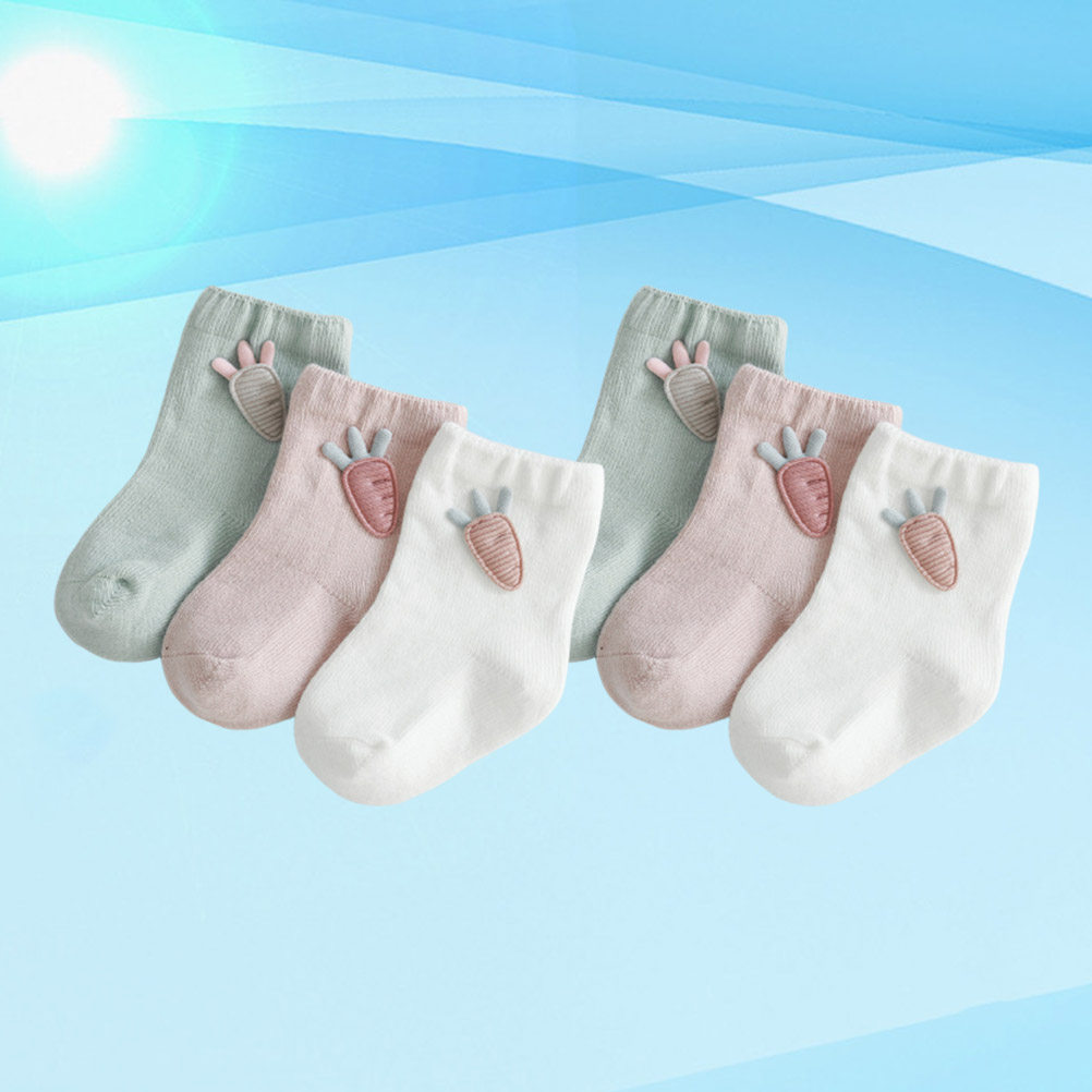 3 paar babysokjes katoen carto - Unisex Baby Socks Non Slip recensie en prijs