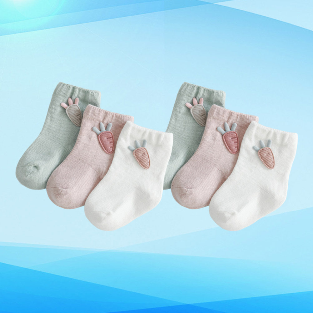 3 paar babysokjes katoen carto - Unisex Baby Socks Non Slip recensie en prijs