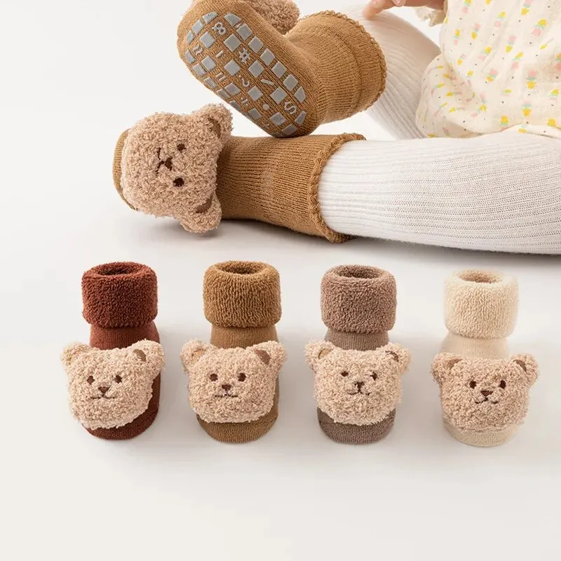 Herfst En Winter Mode Eenvoudi - Unisex Baby Socks Non Slip recensie en prijs