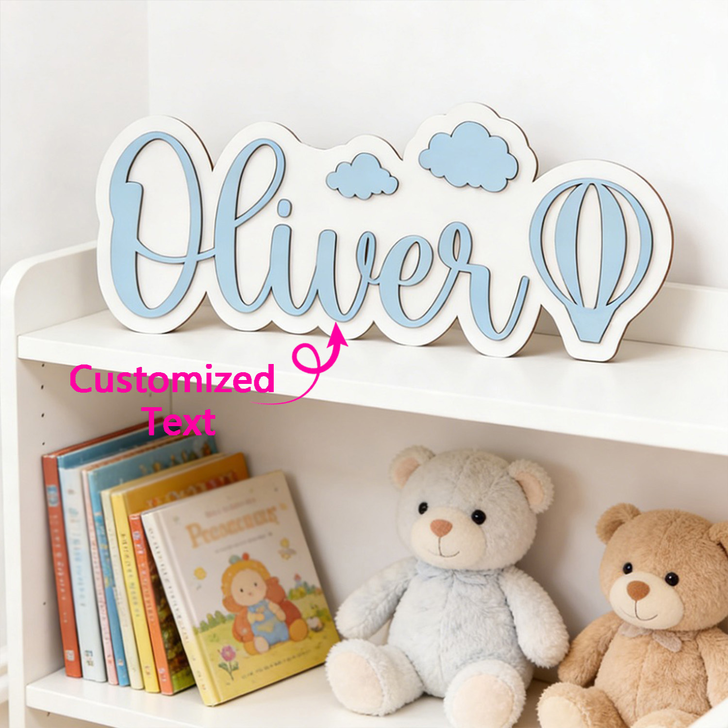 Gepersonaliseerde warmeluchtba - Nursery recensie en prijs