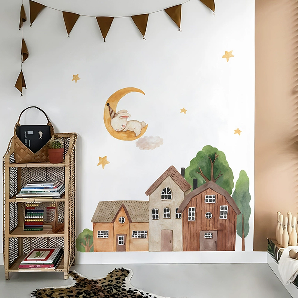 Stof Cartoon Forest Vintage St - Nursery recensie en prijs