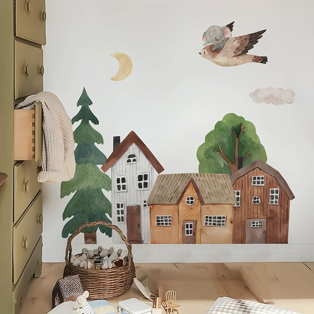 Stof Cartoon Forest Vintage St - Nursery recensie en prijs